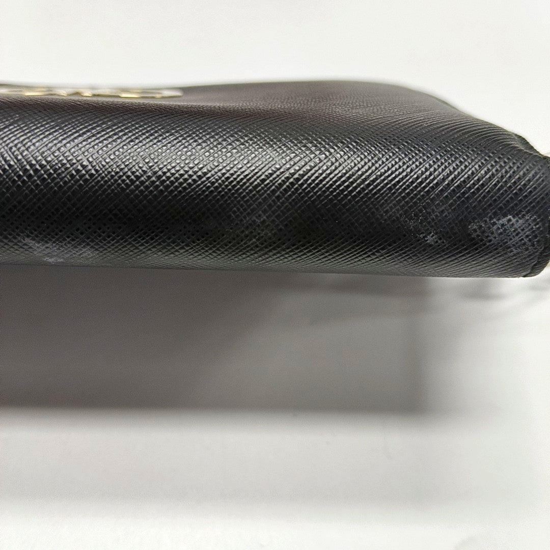 Authenticated pre-owned  Gancini Calfskin Black Wallet - Wallet at Looply