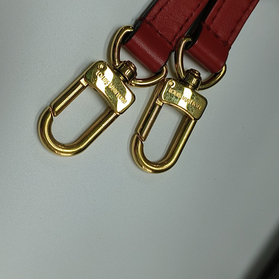 NÉONOÉ MM Monogram Coated Canvas Brown
