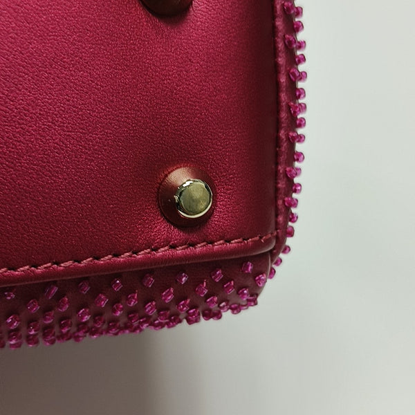 Lady Dior Mini Lambskin Pink