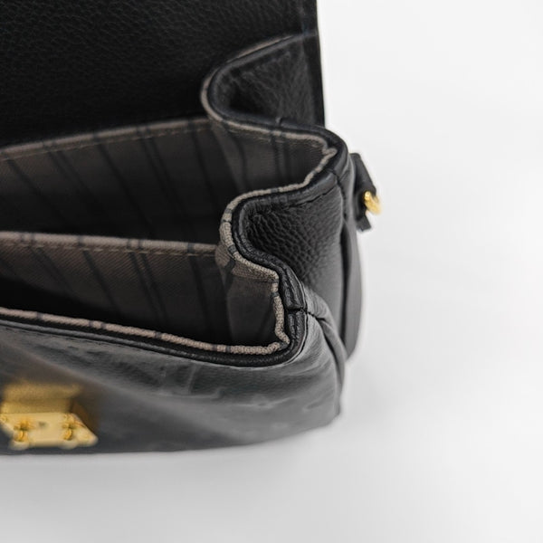MÉTIS MM Monogram Calfskin Black