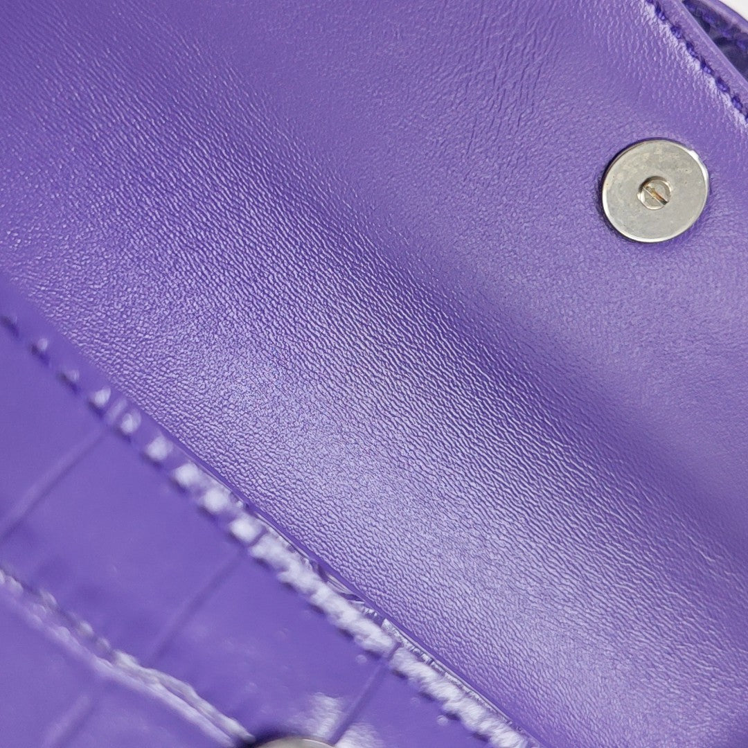 Hourglass Small Calfskin Purple