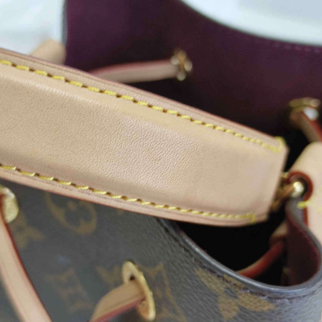 NÉONOÉ BB Monogram Coated Canvas Brown