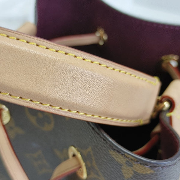 NÉONOÉ BB Monogram Coated Canvas Brown