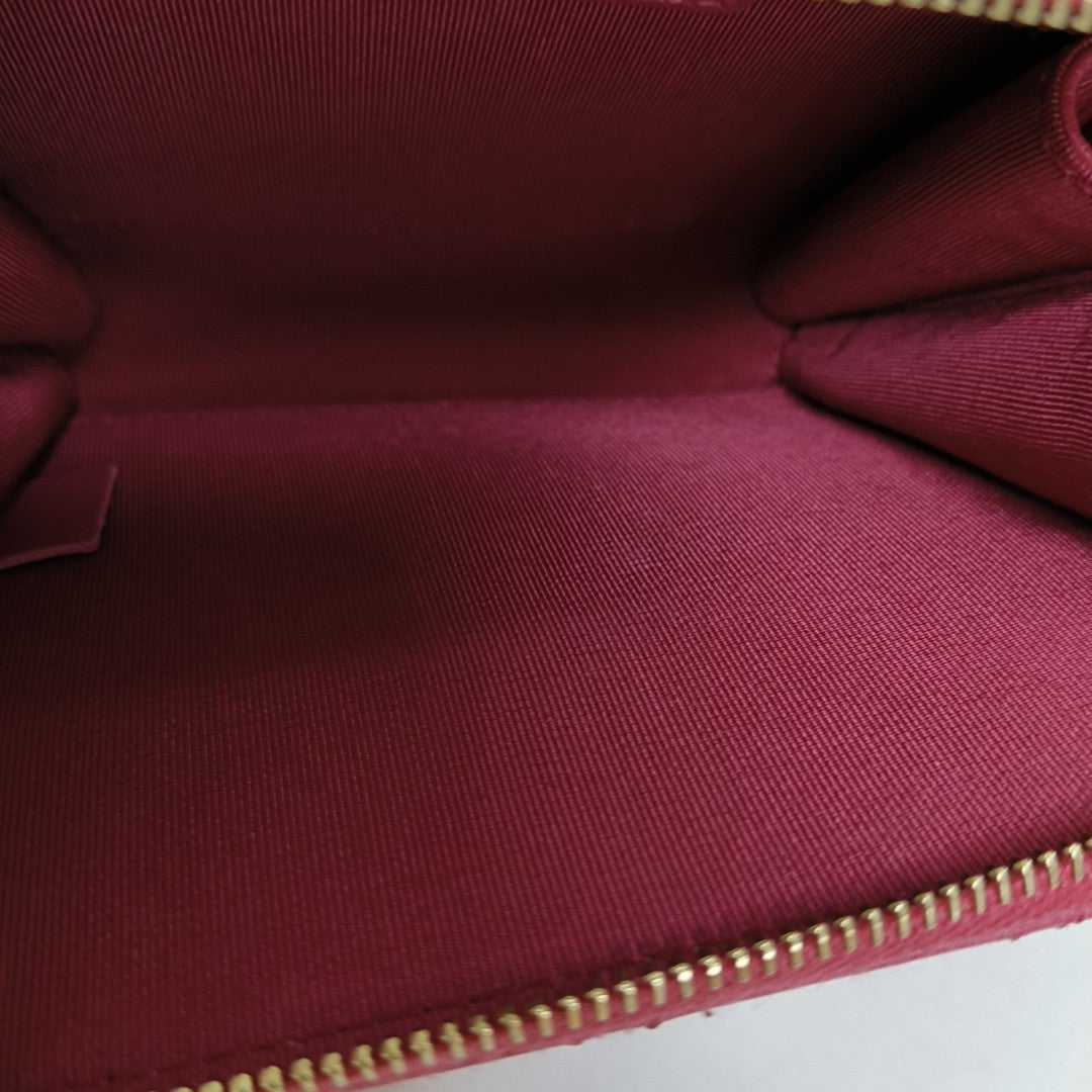Small Quilted Lambskin Red