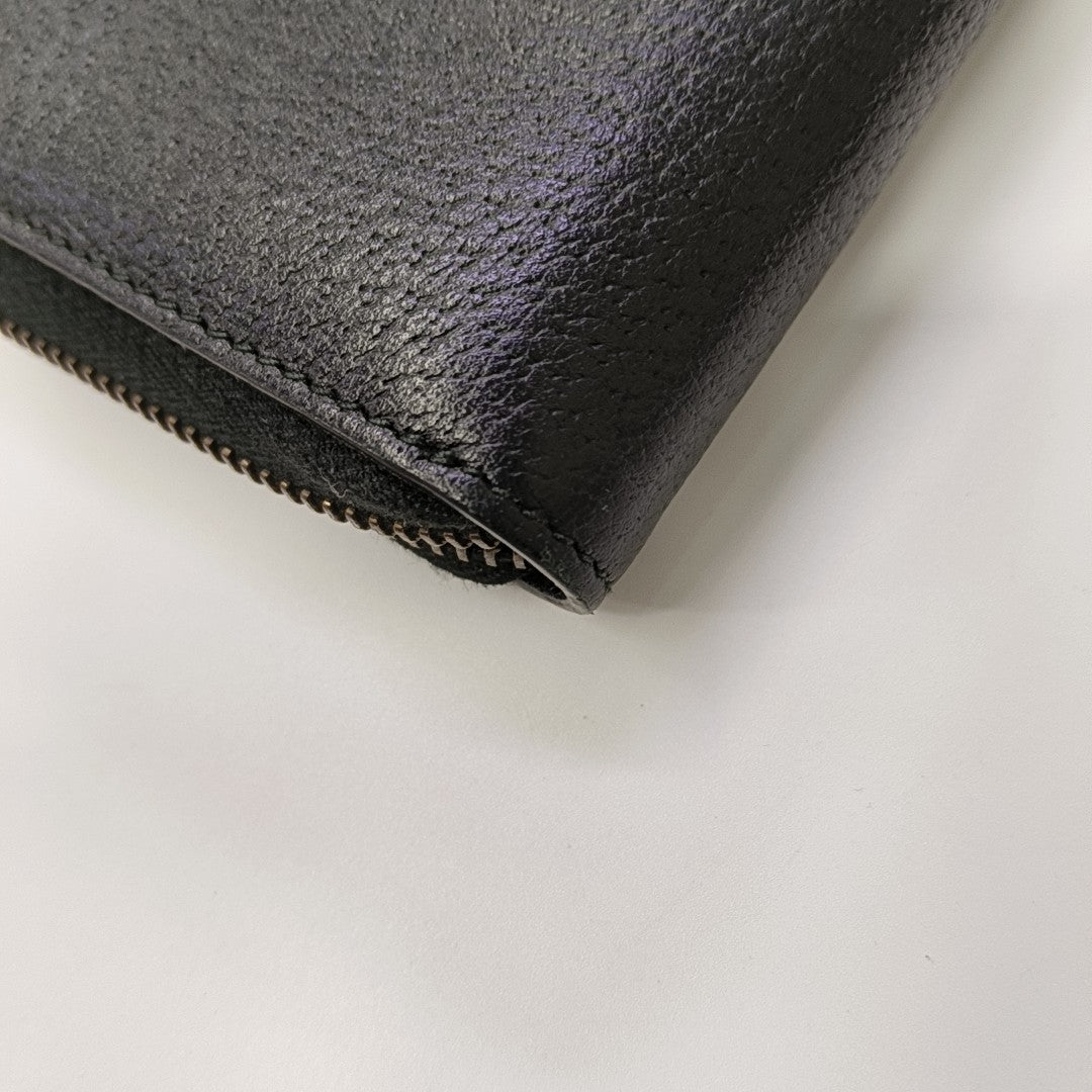 GG Marmont Super Mini Calfskin Black Wallet