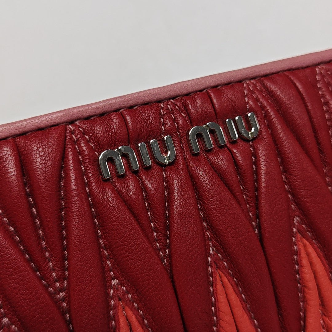 Quilted Lambskin Wallet Multicolor