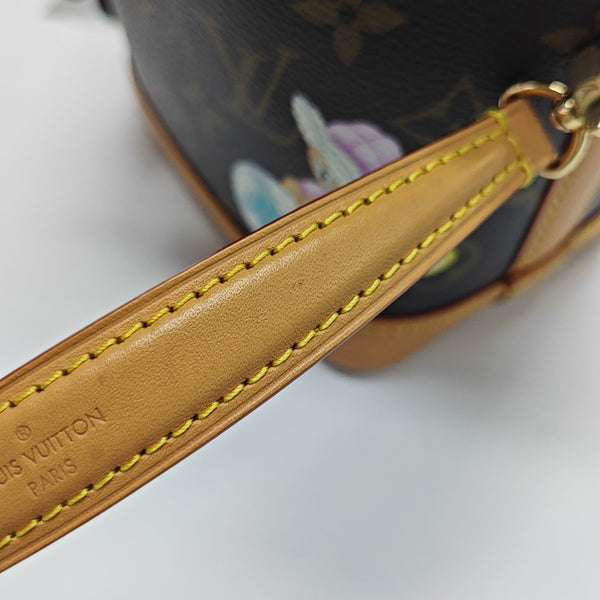 NOÉ Super Mini Monogram Coated Canvas Brown