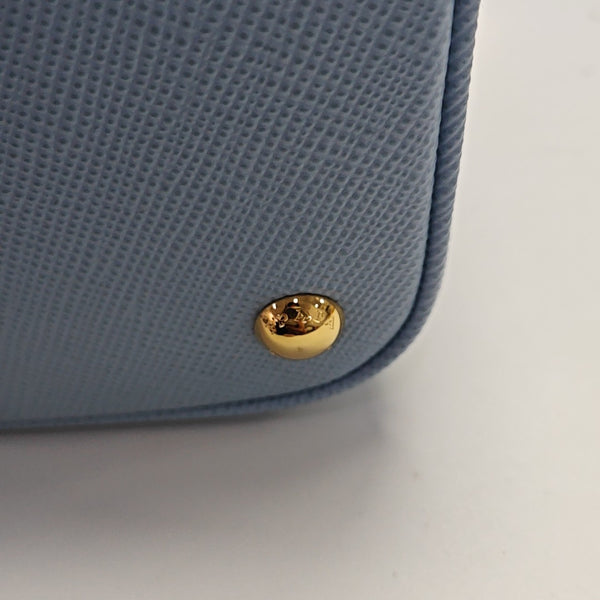Panier Medium Saffiano Calfskin Blue