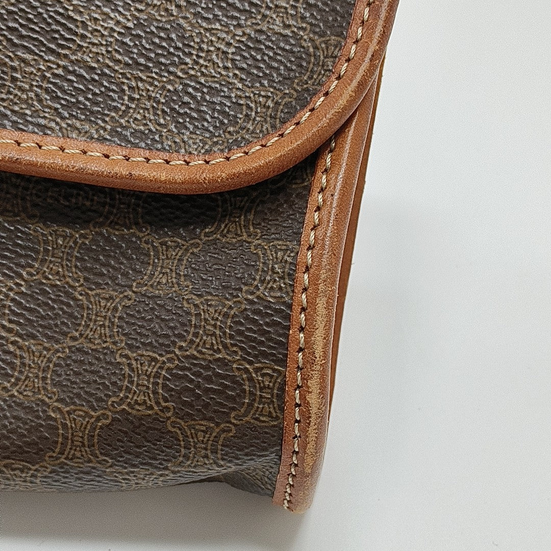 MACADAM Coated Canvas Brown Wallet