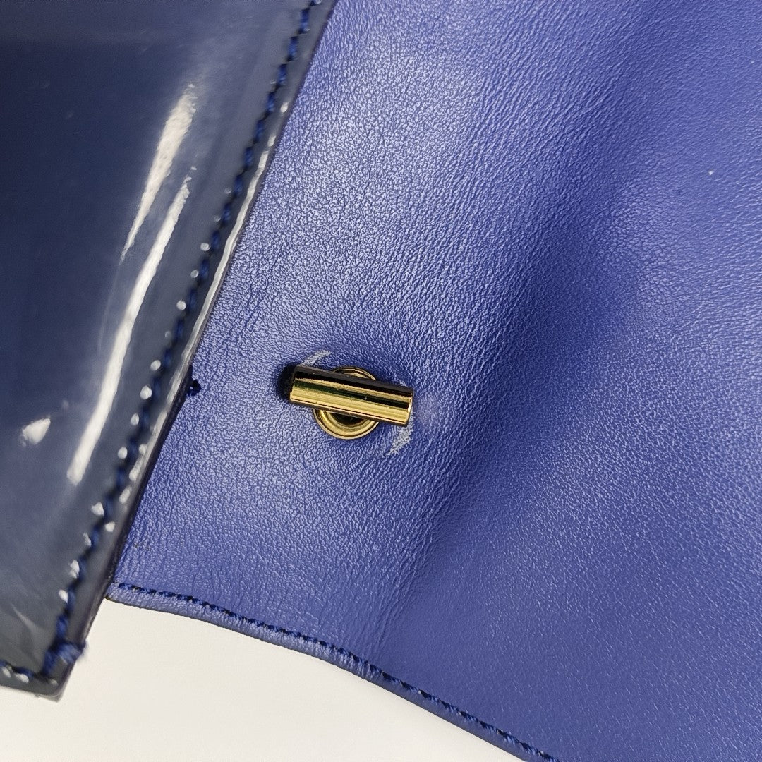 Ginny Calfskin Blue