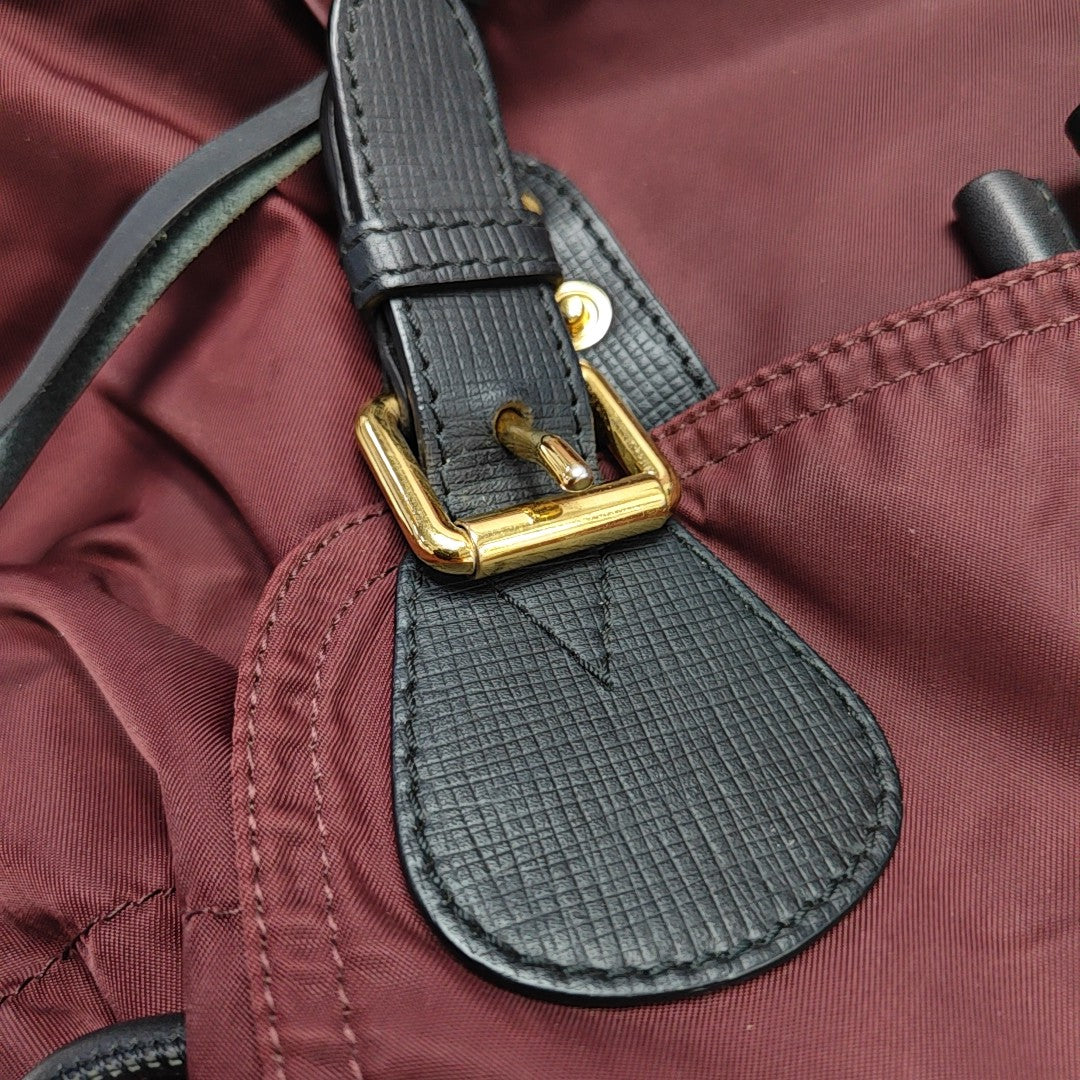 The Rucksack Medium Nylon Red