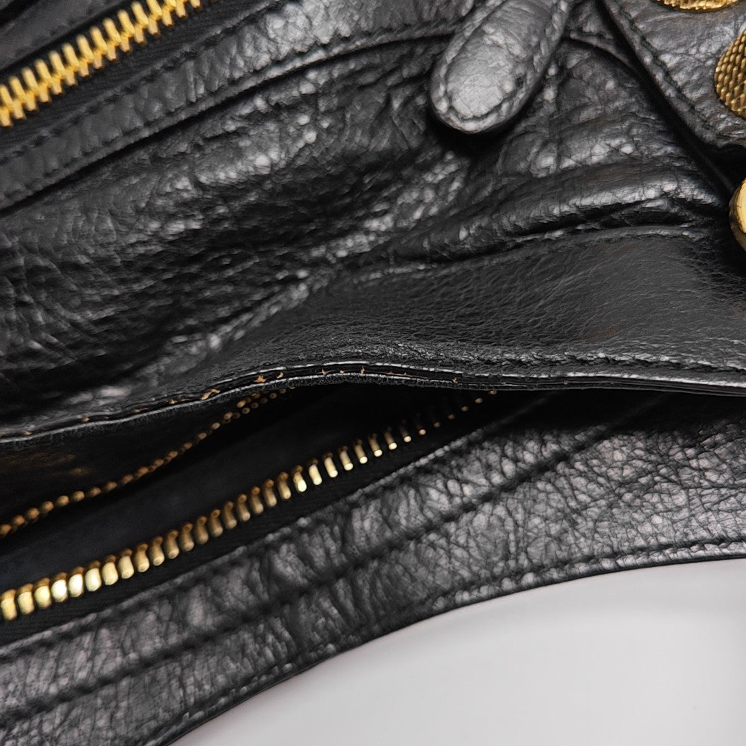 Classic City Medium Lambskin Black