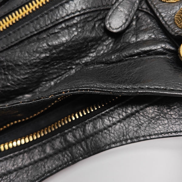 Classic City Medium Lambskin Black