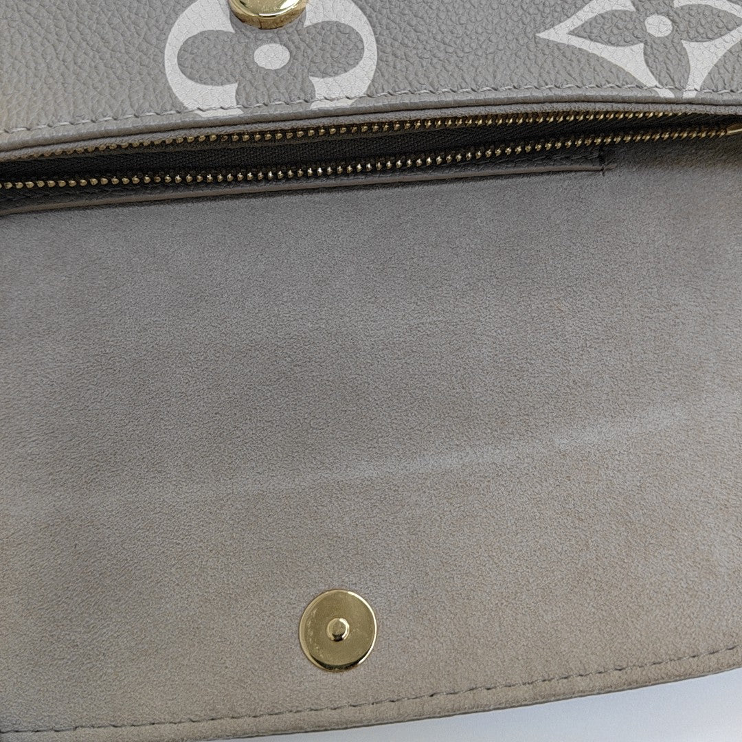 IVY Monogram Calfskin Gray