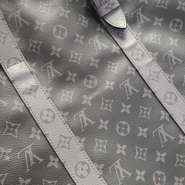 NEW CABAS ZIPPE GM Monogram Coated Canvas Gray