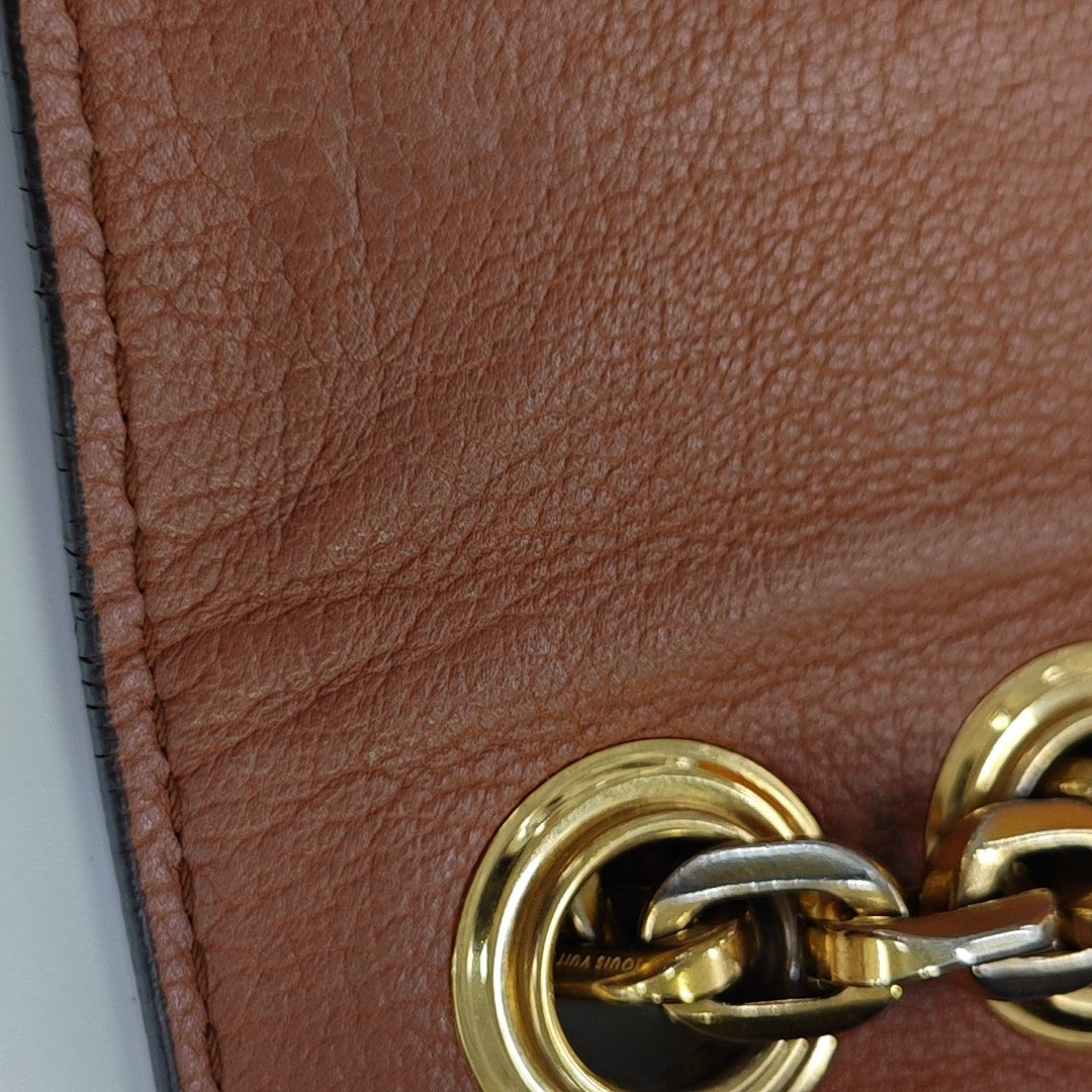 MARCEAU Monogram Coated Canvas Brown
