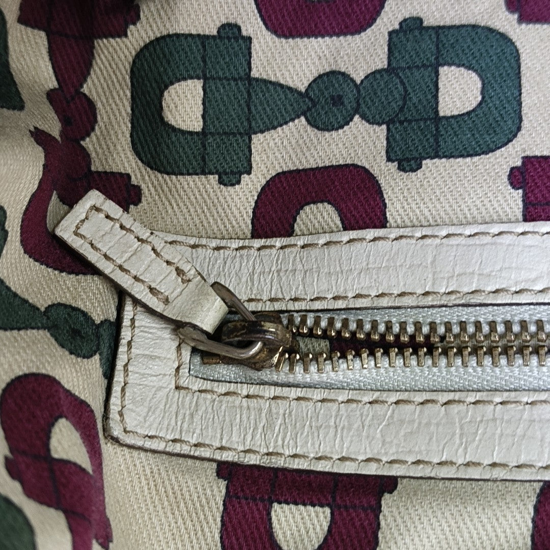 Jolicoeur Medium Monogram Coated Canvas Beige