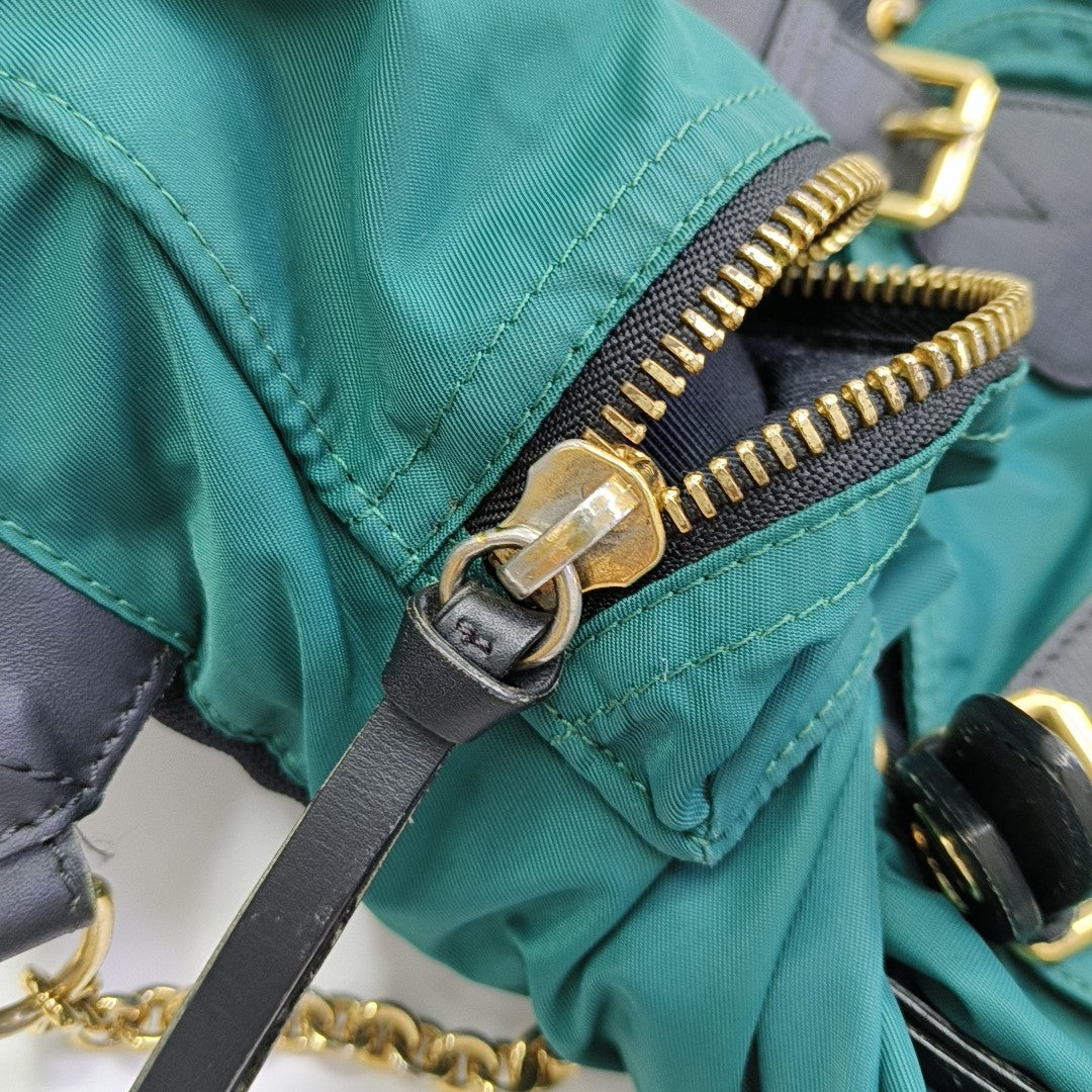 The Rucksack Medium Nylon Blue