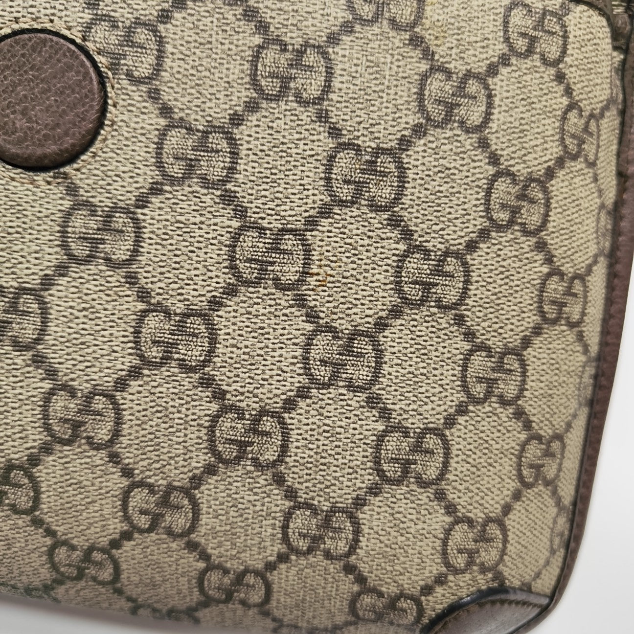 Neo Vintage Monogram Coated Canvas Beige
