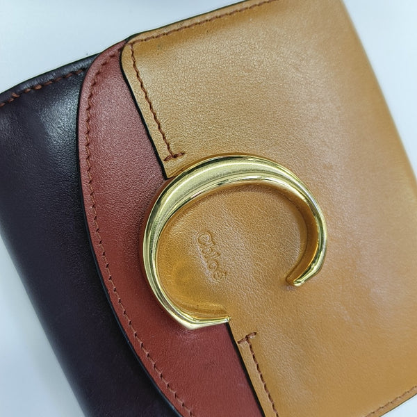 Chloé C Small Calfskin Multicolor Wallet