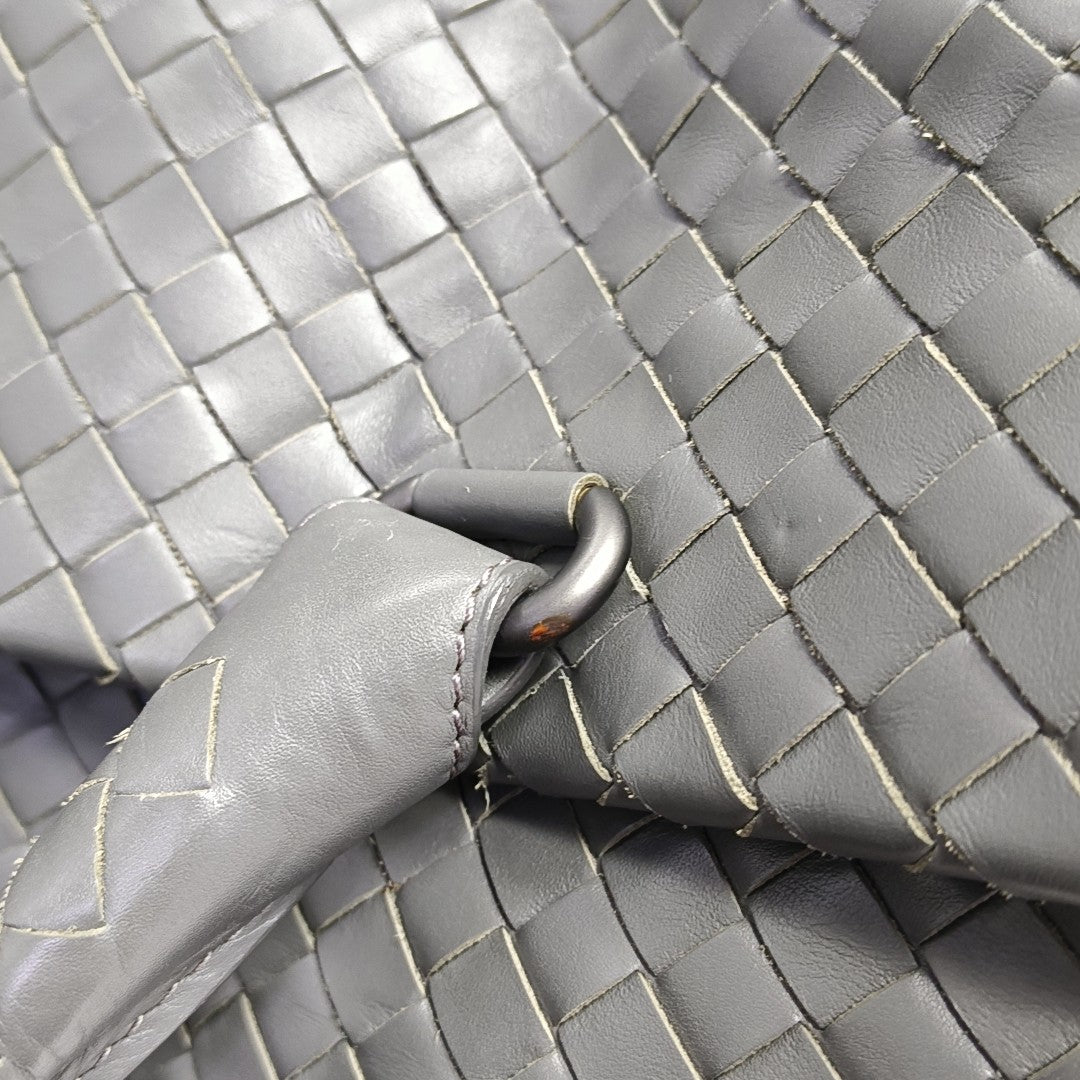 Calfskin Shoulder Bag Gray