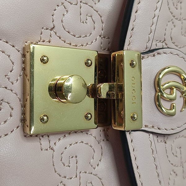GG Matelassé Quilted Calfskin Pink