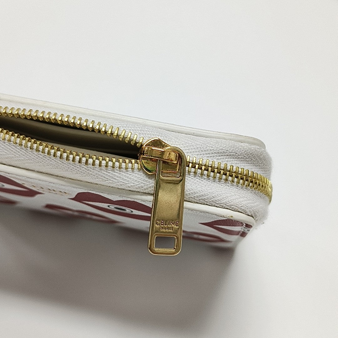 Calfskin Card Holder White
