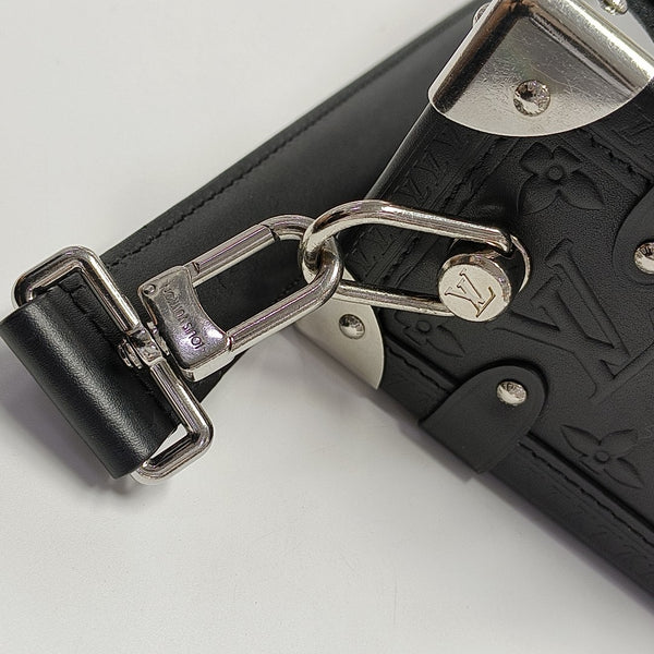 SIDE TRUNK MM Monogram Calfskin Black