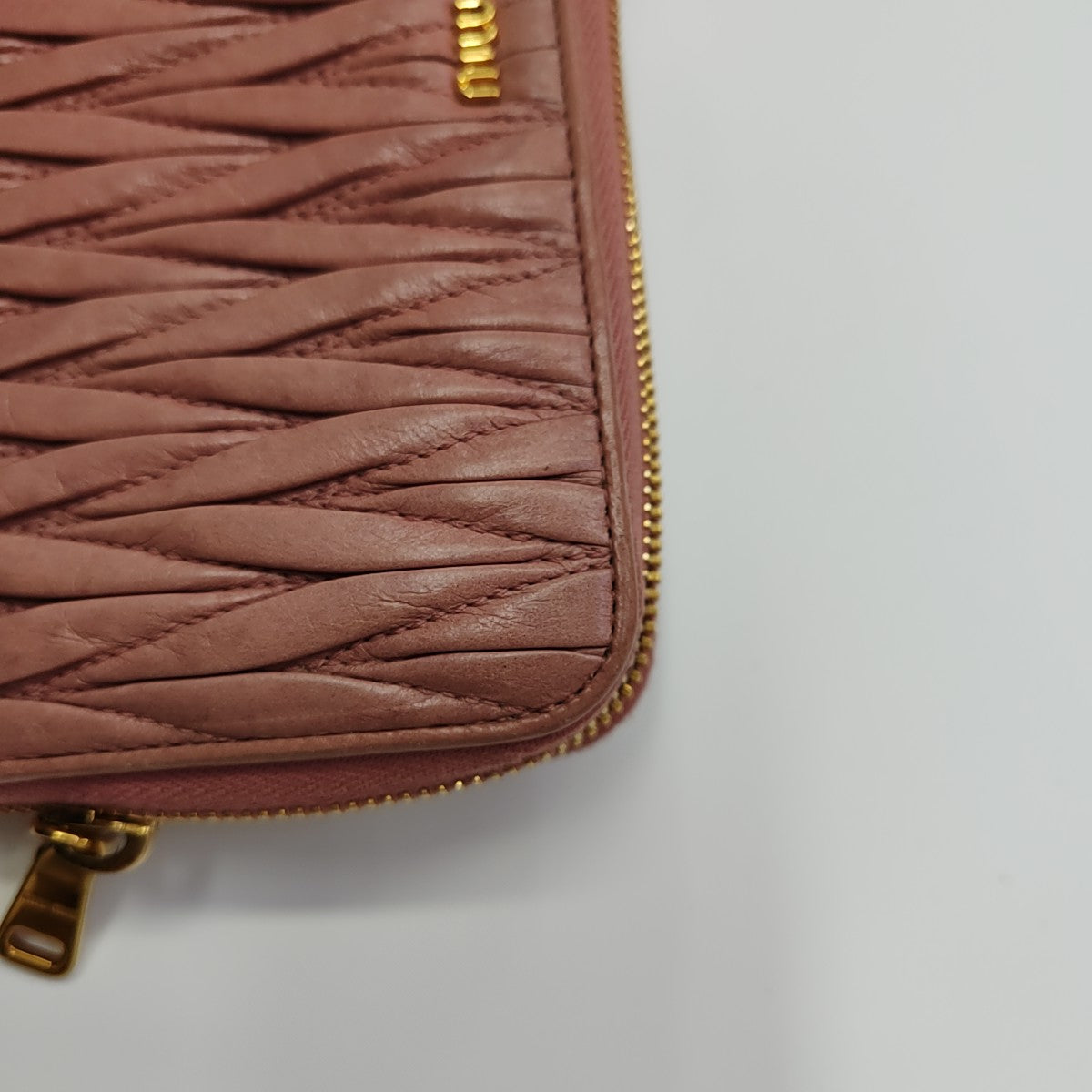 Quilted Lambskin Wallet Pink