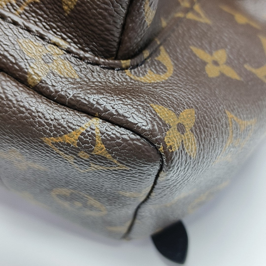 PALM SPRINGS PM Monogram Coated Canvas Brown