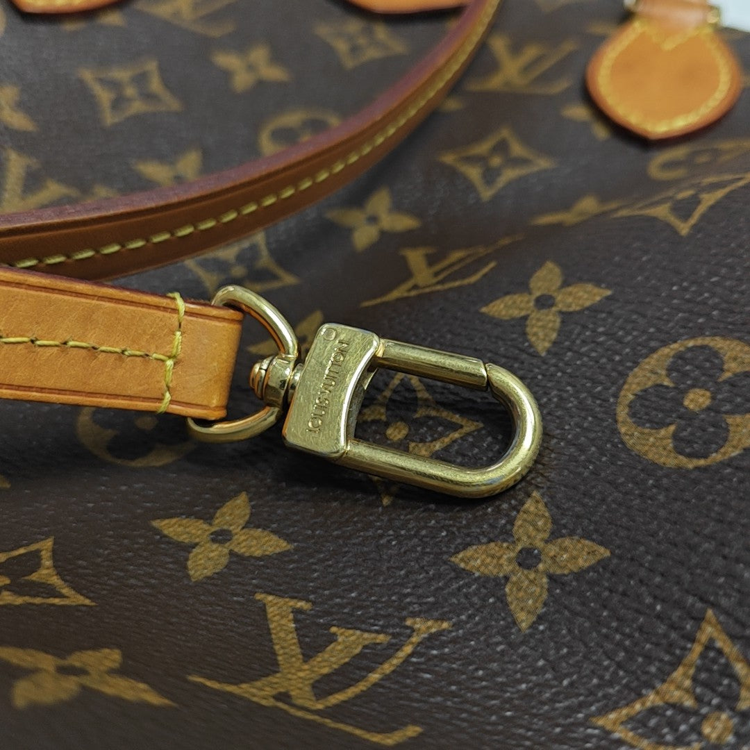 TURENNE GM Monogram Coated Canvas Brown