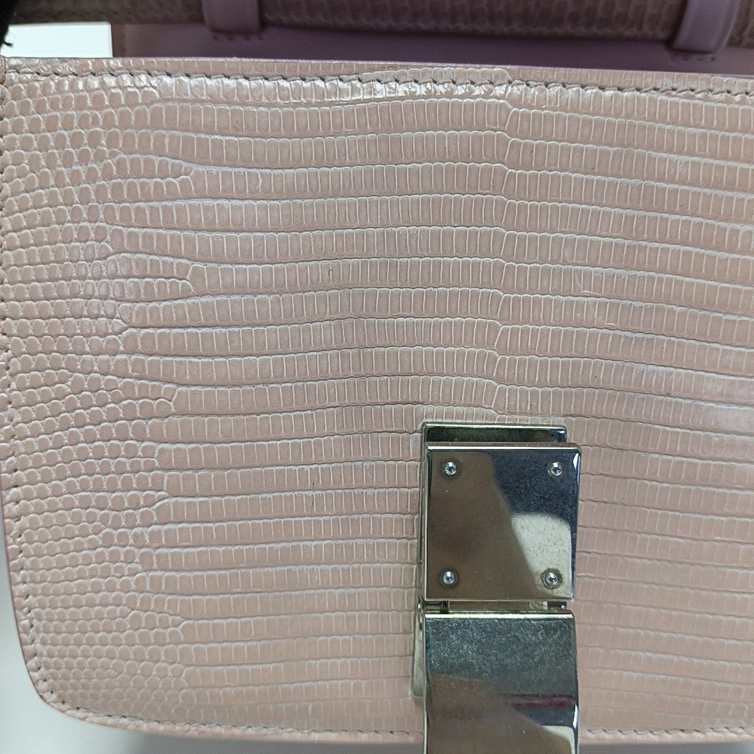 CLASSIC BOX Mini Lizard Pink