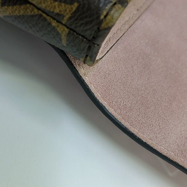 LOCKY BB Monogram Coated Canvas Pink
