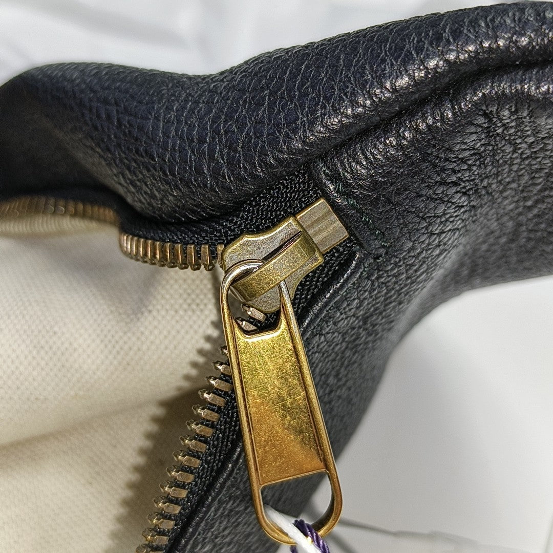 Print Large Calfskin Black