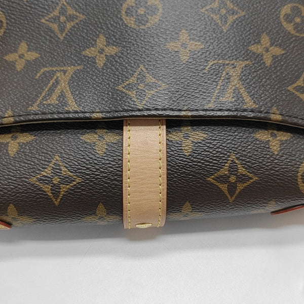 SAUMUR BB Monogram Coated Canvas Brown