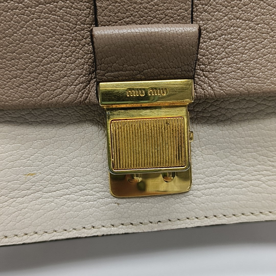 Calfskin Tote Bag Beige