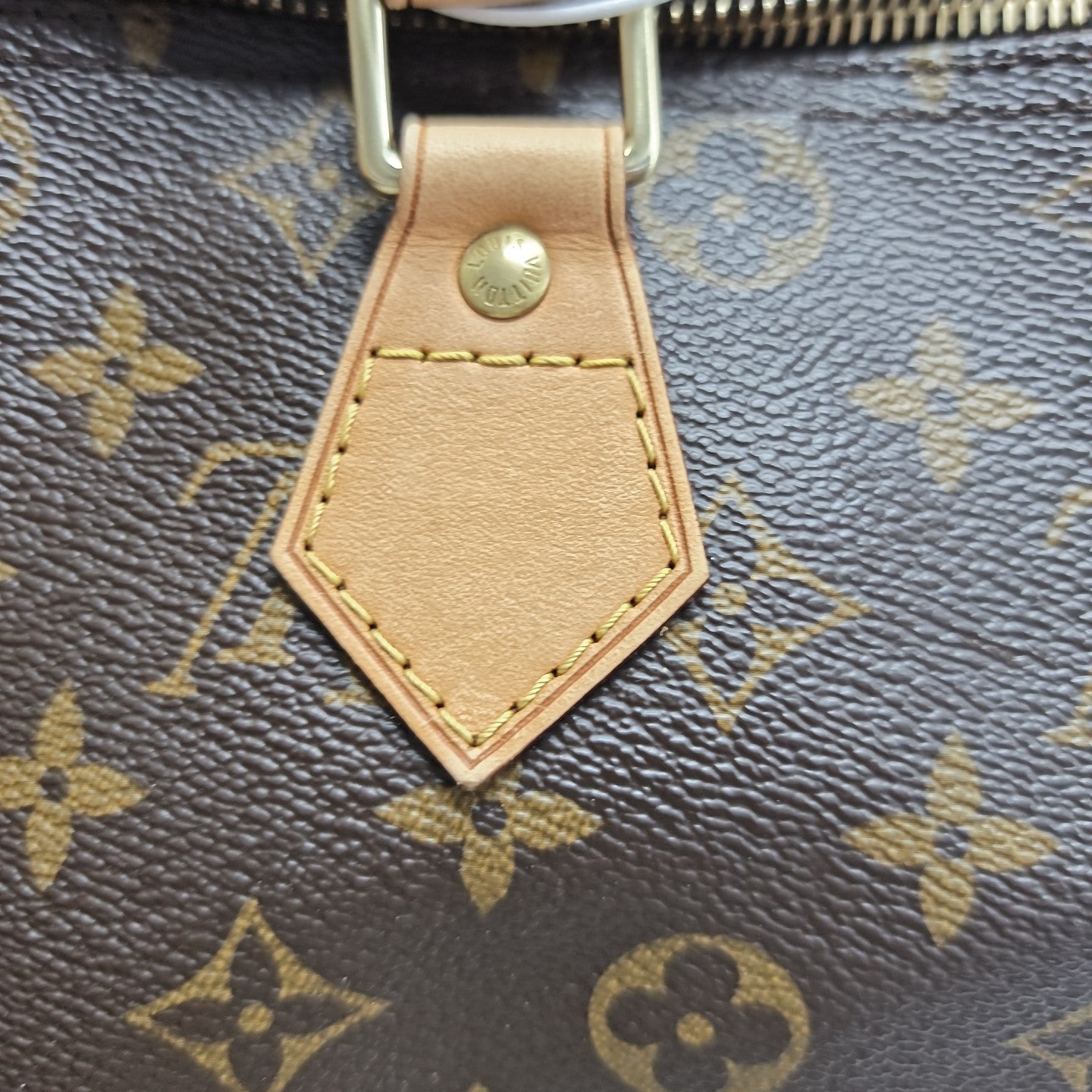 SPEEDY 30 Monogram Coated Canvas Brown