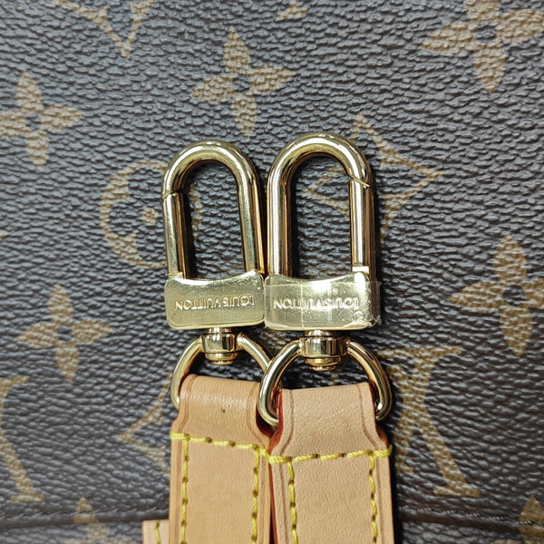 SAUMUR BB Monogram Coated Canvas Brown