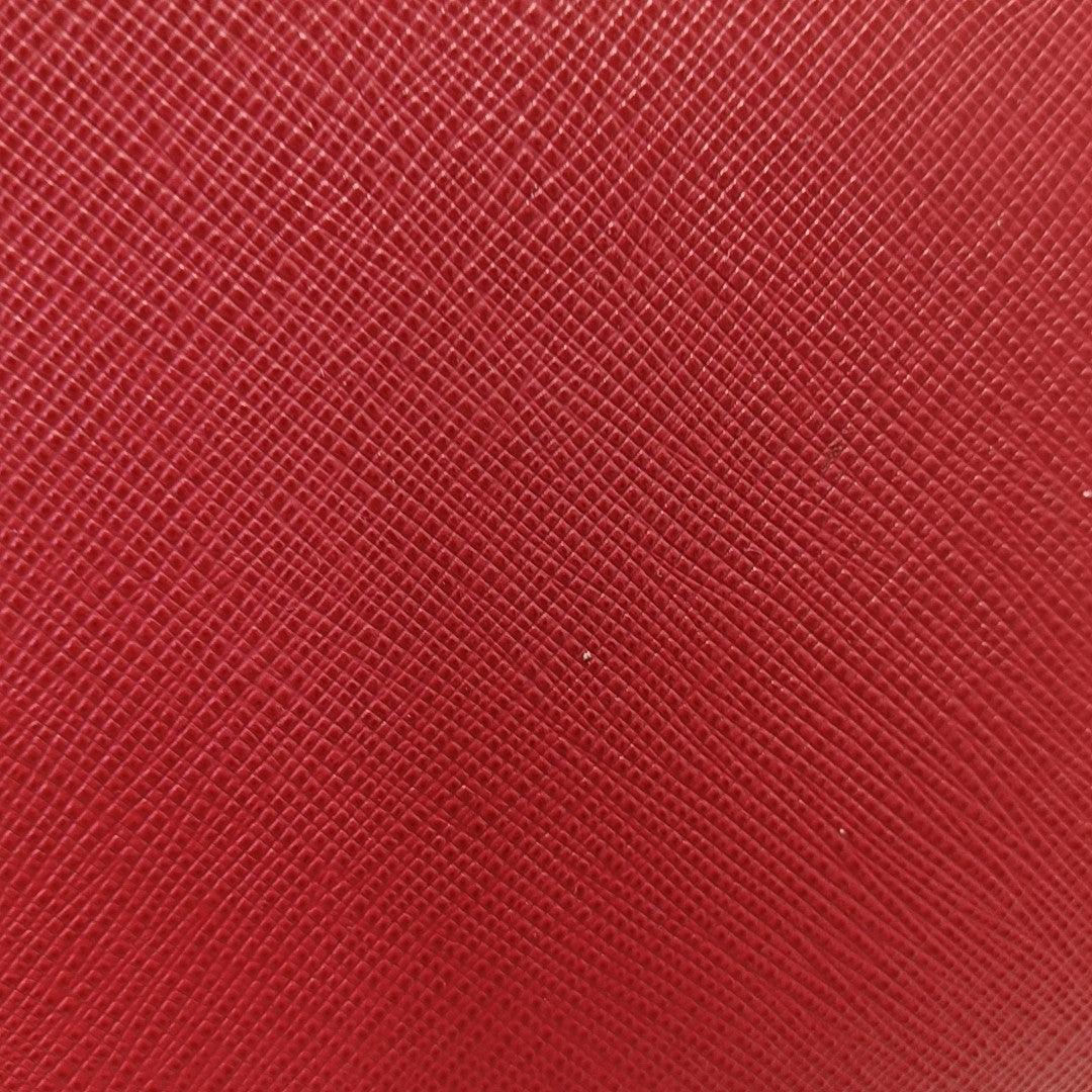 Light Frame Saffiano Calfskin Red