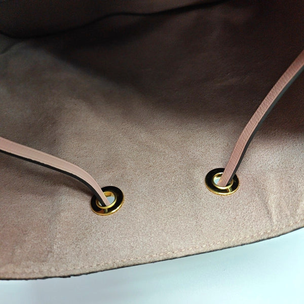 NÉONOÉ MM Monogram Coated Canvas Brown