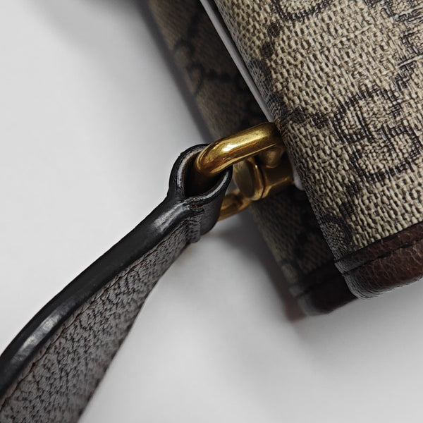 Neo Vintage Small Monogram Coated Canvas Beige