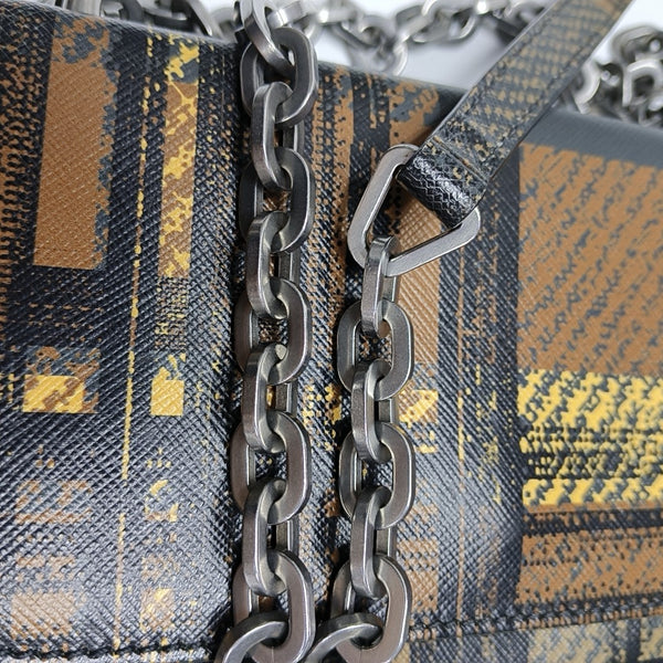 Leather Crossbody Bag Multicolor