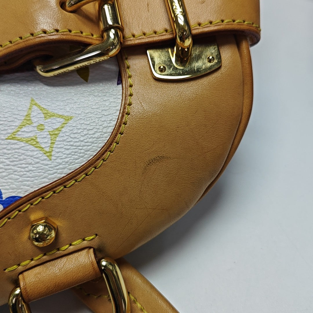 LV × TM CLAUDIA Monogram Coated Canvas White