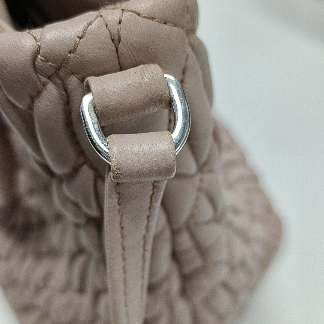 Miu Coffer Quilted Lambskin Pink