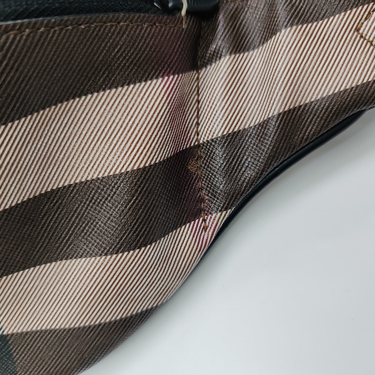 Coated Canvas Belt Bag Multicolor