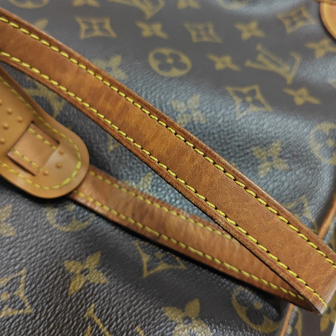 VINTAGE TROCADERO 30 Monogram Coated Canvas Brown