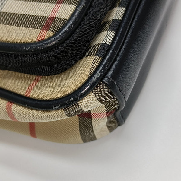 Fabric Shoulder Bag Brown
