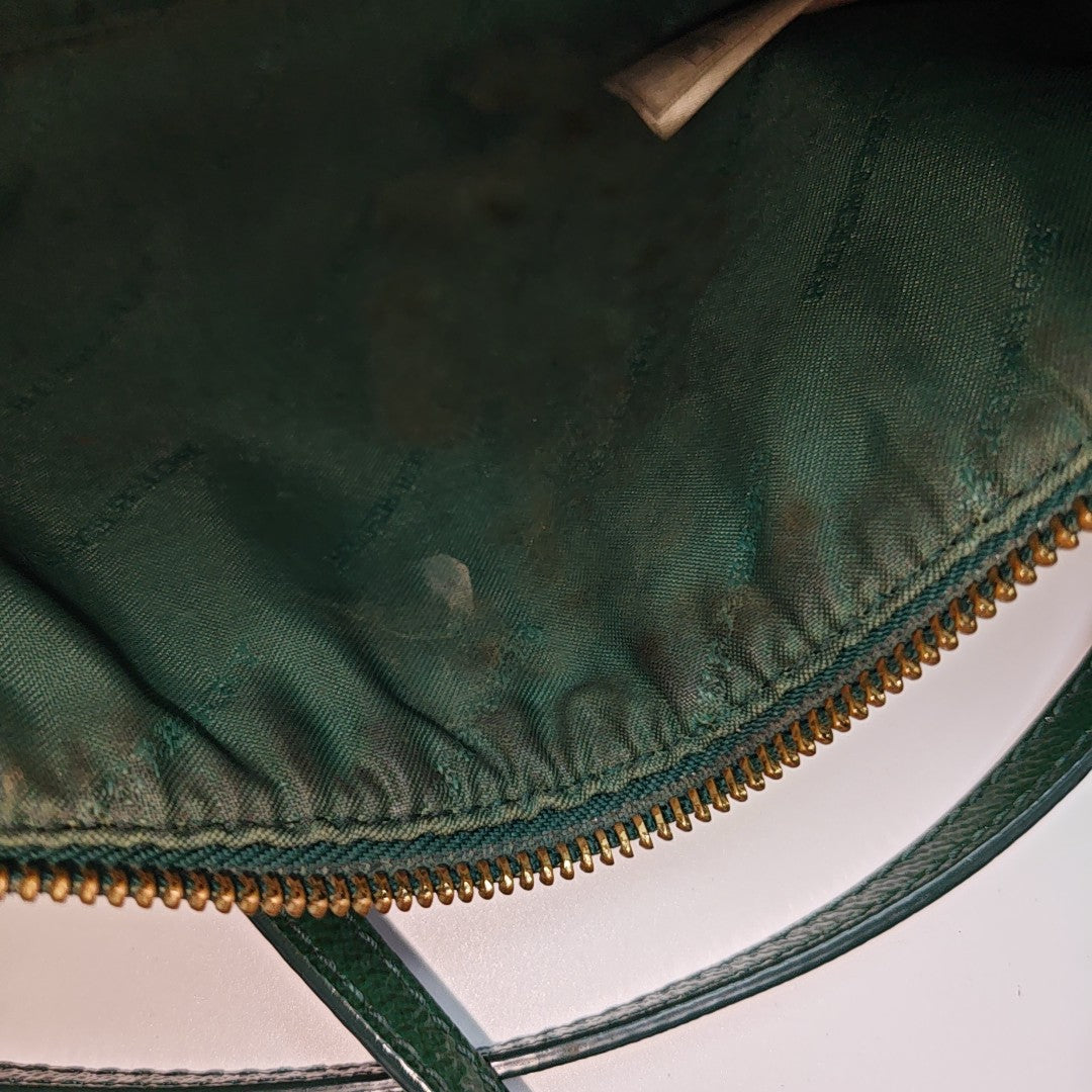 Coated Canvas Shoulder Bag Beige