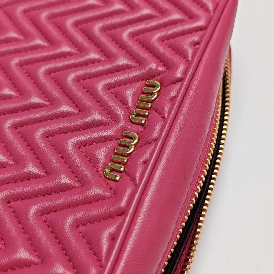 Quilted Lambskin Shoulder Bag Red