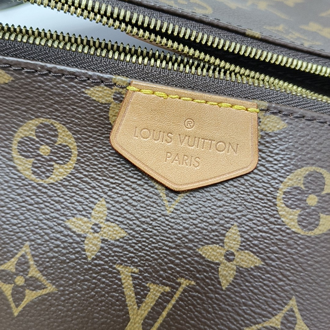 MULTI Monogram Coated Canvas Brown